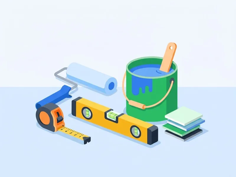 Professional renovation tools and supplies